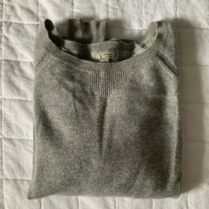 Grey cashmere sweater